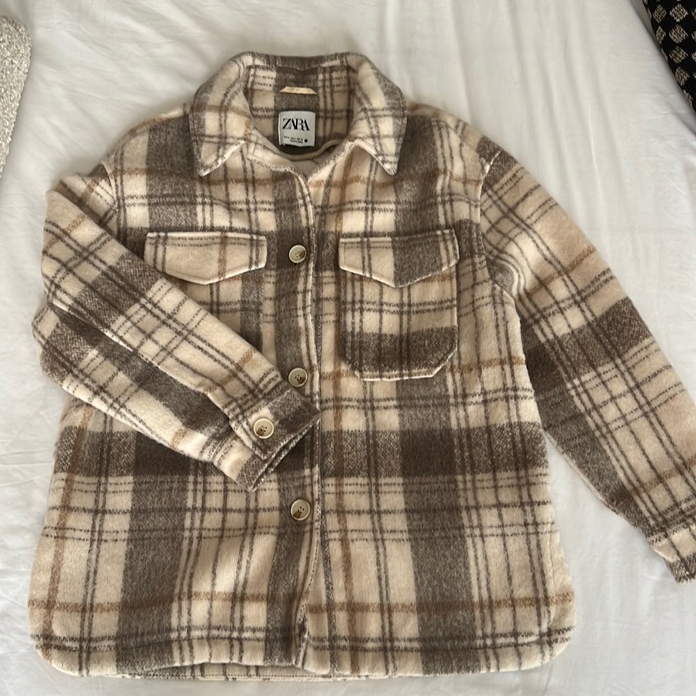 Perfect Condition Zara Plaid Shacket